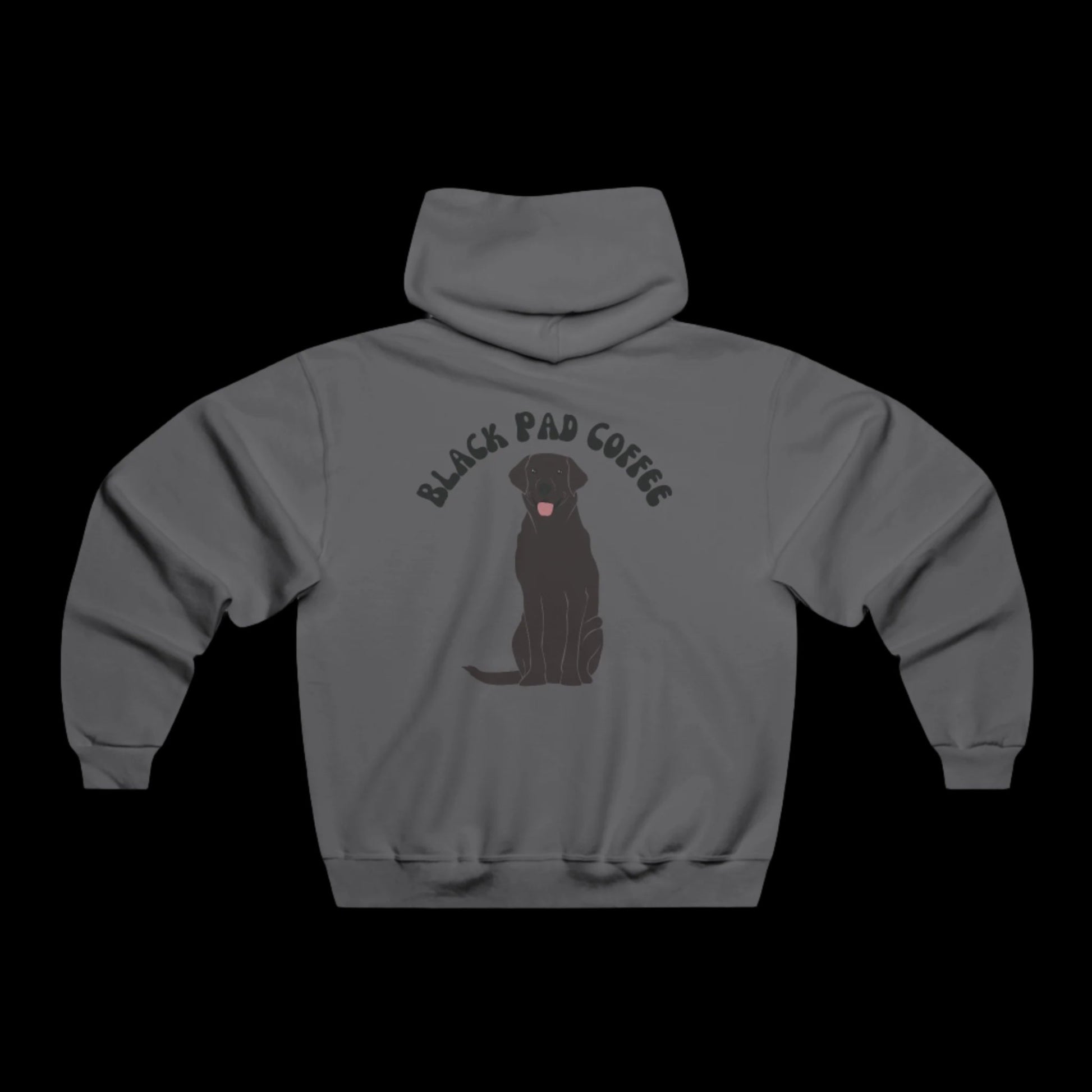 Hooded Black Dog Sweatshirt – Black Pad Coffee Company