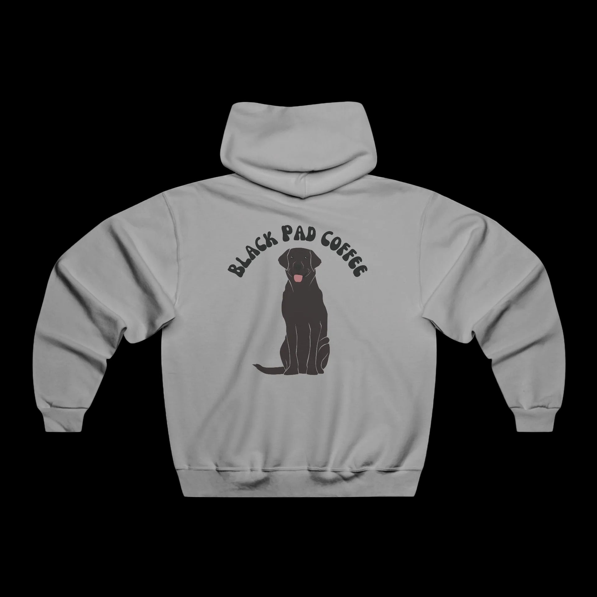 Hooded Black Dog Sweatshirt – Black Pad Coffee Company